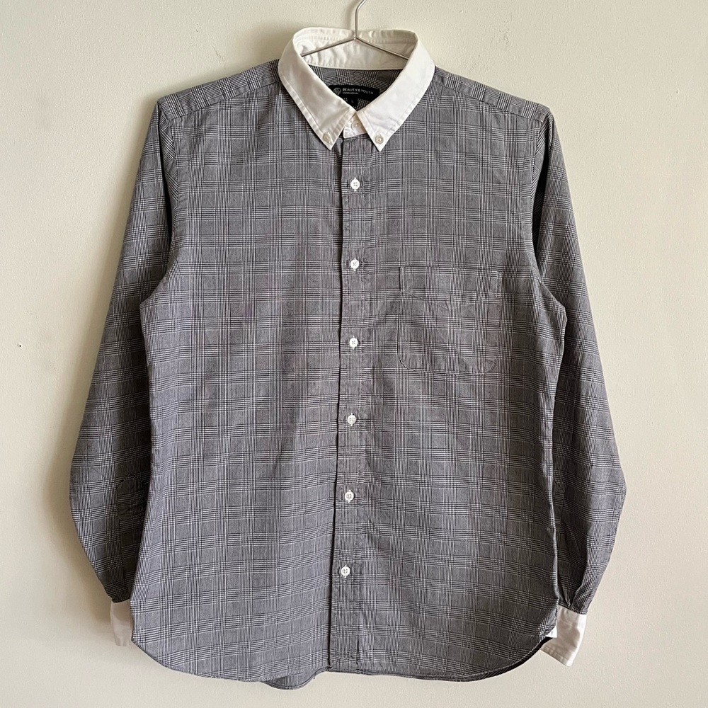 Beauty & Youth United Arrows Button Down Shirt - L